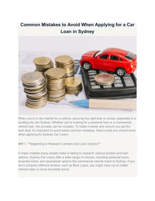 Personal Loan in New South Wales