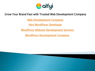 Grow Your Brand Fast with Trusted Web Development Company