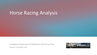 Explore Top US Horse Racing Tracks with e-ponies