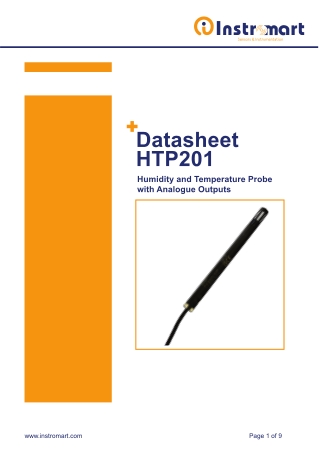 HTP201 Rugged Analog Humidity and Temperature Sensor for Industrial Environments