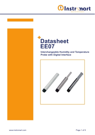 EE07 Digital Humidity and Temperature Sensor for OEM and Industrial Use