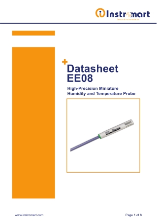 EE08 – Compact Humidity and Temperature Probe with Analog Output | Instromart