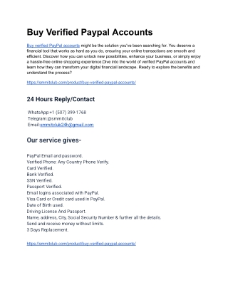 How To Buy Verified Paypal Accounts Without Risk In 2025