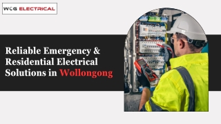 Reliable Emergency & Residential Electrical Solutions in Wollongong