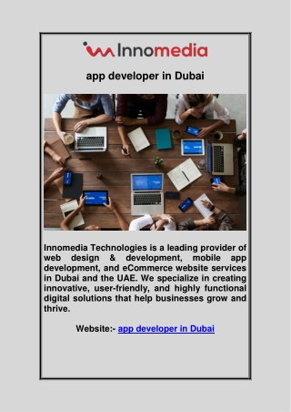app developer in Dubai