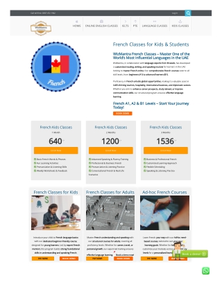 French Classes For Kids Dubai