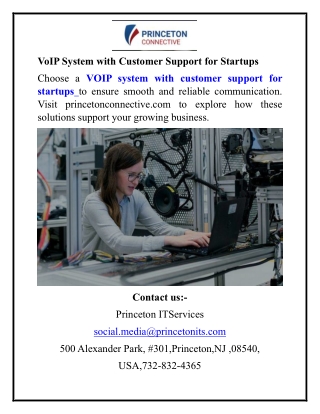 VoIP System with Customer Support for Startups
