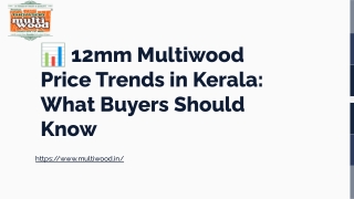 12mm Multiwood Price Trends in Kerala