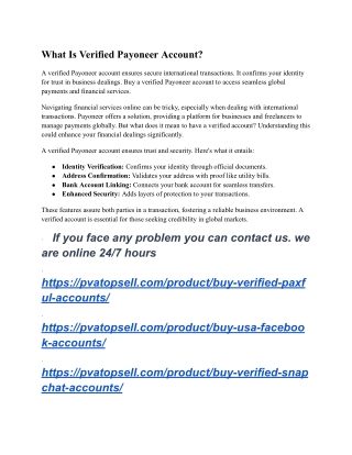 What Is Verified Payoneer Account (1)