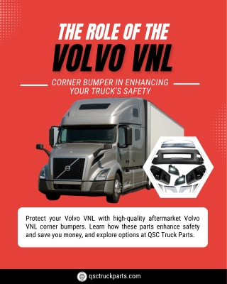 The Role of the Volvo VNL Corner Bumper in Enhancing Your Truck’s Safety