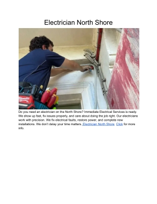 Electrician North Shore