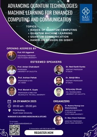 Advancing Quantum Technologies