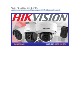 CAMERA HIKVISION IP