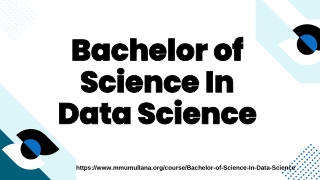 Bachelor of Science In Data Science