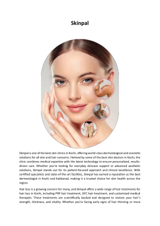 Acne Treatment in Kochi – Skinpal, Kakkanad