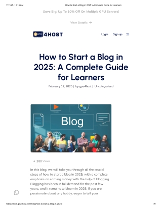 How to Start a Blog in 2025_ A Complete Guide for Learners