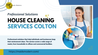 Trusted House Cleaning Services Colton Families Recommend to Friends