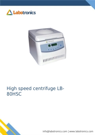 High-speed-centrifuge-LB-80HSC
