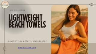Lightweight Beach Towels by KTTYHWK