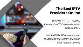 The Best IPTV Providers Online