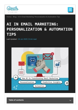 AI in Email Marketing: Personalization That Actually Works