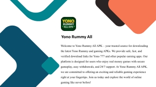 all yono apps