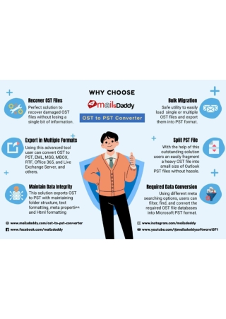 MailsDaddy OST to PST Converter features