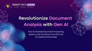 Revolutionize Document Analysis with Gen AI