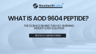 What Is AOD 9604 Peptide The Science Behind This Fat-Burning Weight Loss Solution