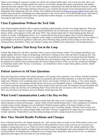 What Communication Style Should You Expect from a Website Designer?