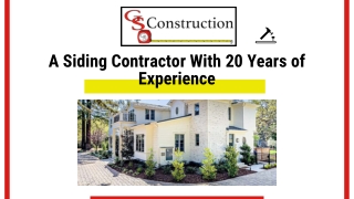 Residential Siding Installation Scotts Valley - GS Construction Inc.
