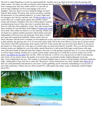 How To Know Which Online Casino Is The Platform For You?