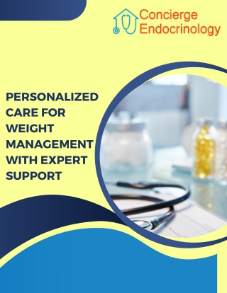 Personalized Care for Weight Management with Expert Support