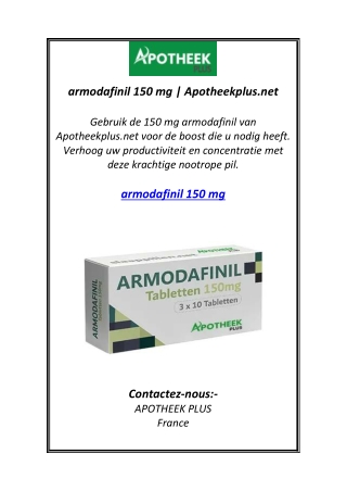 armodafinil 150 mg | Apotheekplus.net