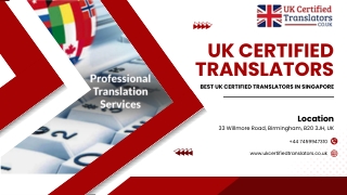 Official Document Translation Services - UK Certified Translators