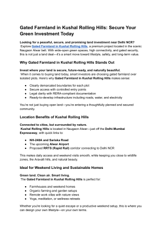 Gated Farmland in Kushal Rolling Hills_ Secure Your Green Investment Today (1)