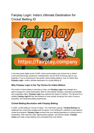 Fairplay Login_ India’s Ultimate Destination for Cricket Betting ID (3)