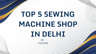 Sewing machine shop near me