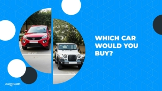 Which Car Would You Buy?