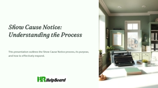 Show Cause Notice to Employee