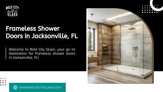 Frameless Shower Doors Jacksonville | Bold City Glass