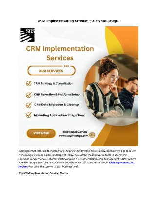 CRM Implementation Services PDF