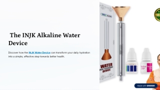 Best Alkaline Water Machine for Home Use in India – INJK Water Device Features &