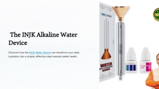Best Alkaline Water Machine for Home Use in India – INJK Water Device Features &