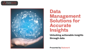 Data Management solution for Accurate insights