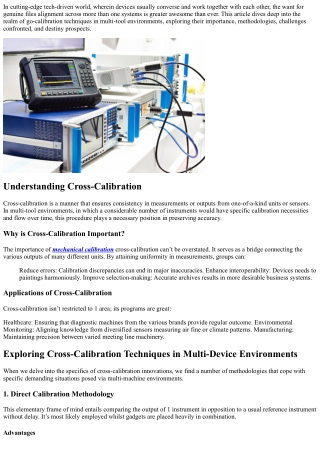 Exploring Cross-Calibration Techniques in Multi-Device Environments