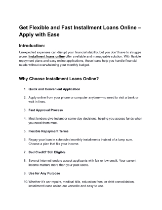 Personal Loan Solutions for Every Financial Goal – Quick and Simple