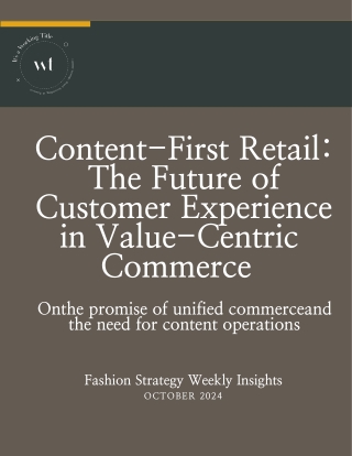 Content-First Retail Strategy | The Future of Customer Experience in Value-Led C