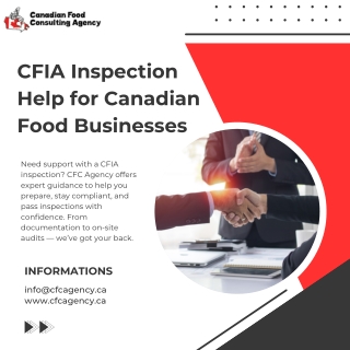 CFIA Inspection Help for Canadian Food Businesses