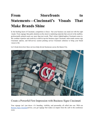 AlphaGraphics Cincinnati  PDF